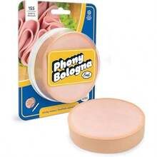 Phony - Bloc de notas adhesivas de Bolonia, 155 hojas, 3.5x 3.5 pulgadas, divertido embalaje de alimentos falsos, regalo divertido para la oficina, graduacin, regreso a la escuela - Pequeño - Ver 1