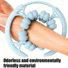 1个按摩滚轮放松滚轮，32个滚轮，消除橘皮组织滚轮肌肉放松器，圆形腿部夹钳，腿部按摩，适用于网球肘腿部 - 彩色 - 查看 7