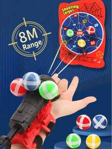 1套蜘蛛丝发射器球 蜘蛛英雄 蜘蛛丝先进科技玩具（随机发货） - 彩色 - 查看 3