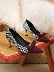 时尚百搭尖头低帮高跟鞋，优雅职业女鞋，女士低帮鞋 - 彩色 - 查看 5