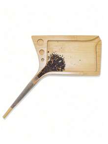 1个便携式迷你竹制香烟托盘，小巧耐用，适合居家、旅行、户外野餐和日常使用，香烟架托盘 - 彩色 - 查看 11