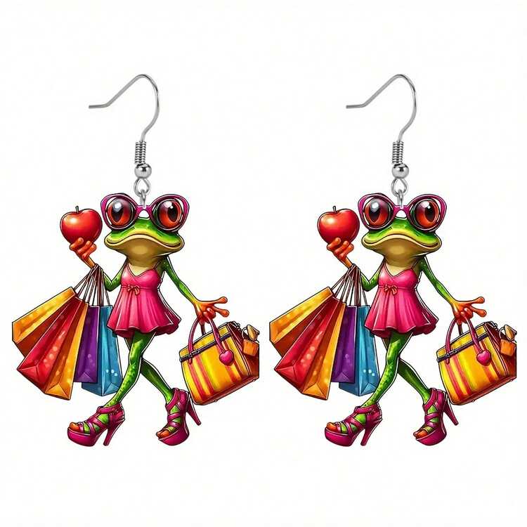 Women Dangle Earrings - Nhiều màu - Xem 3