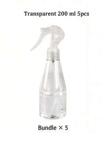 1/2/5pcs, 30/200/500ml Pressurized High Mist Spray Bottle, Toner Containers - Suitable For Gardening, Cleaning And Watering Fine Mist Sprayer - Durable Plastic Trigger Spray, Clear Empty Mist Spray Bottle, Reusable Water Mist Spray Bottle - Clear - View 16