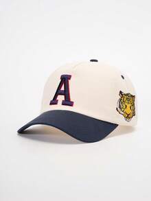 Mũ lưỡi trai nam thêu chữ, kiểu dáng thời trang ngoài trời, chống nắng, thích hợp cho mùa xuân, mùa thu, du lịch, đi biển. - Nhiều màu - Xem 11