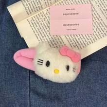 SANRIO Kẹp tóc  màu hồng dễ thương của , kẹp tóc hình mèo nhiều màu sắc, kẹp tóc công chúa ngọt ngào, kẹp tóc cỡ lớn cho nữ và bé gái, kẹp tóc mái hoạt hình, kẹp mỏ vịt, phụ kiện tóc cho học sinh, kẹp tóc hình mèo dễ thương, kẹp tóc mái, đạo cụ chụp ảnh, thích hợp làm quà tặng cho nữ, bé gái, học sinh, quà sinh nhật, trang trí nhà cửa, phòng tắm, quà tặng cho nữ giới. - Nhiều màu - Xem 7