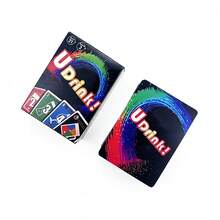 Party Drinking Game Cards - Run Fast, Fun Board Game For Game Night - Couples' Games, Singles' Party Games - Black - View 3