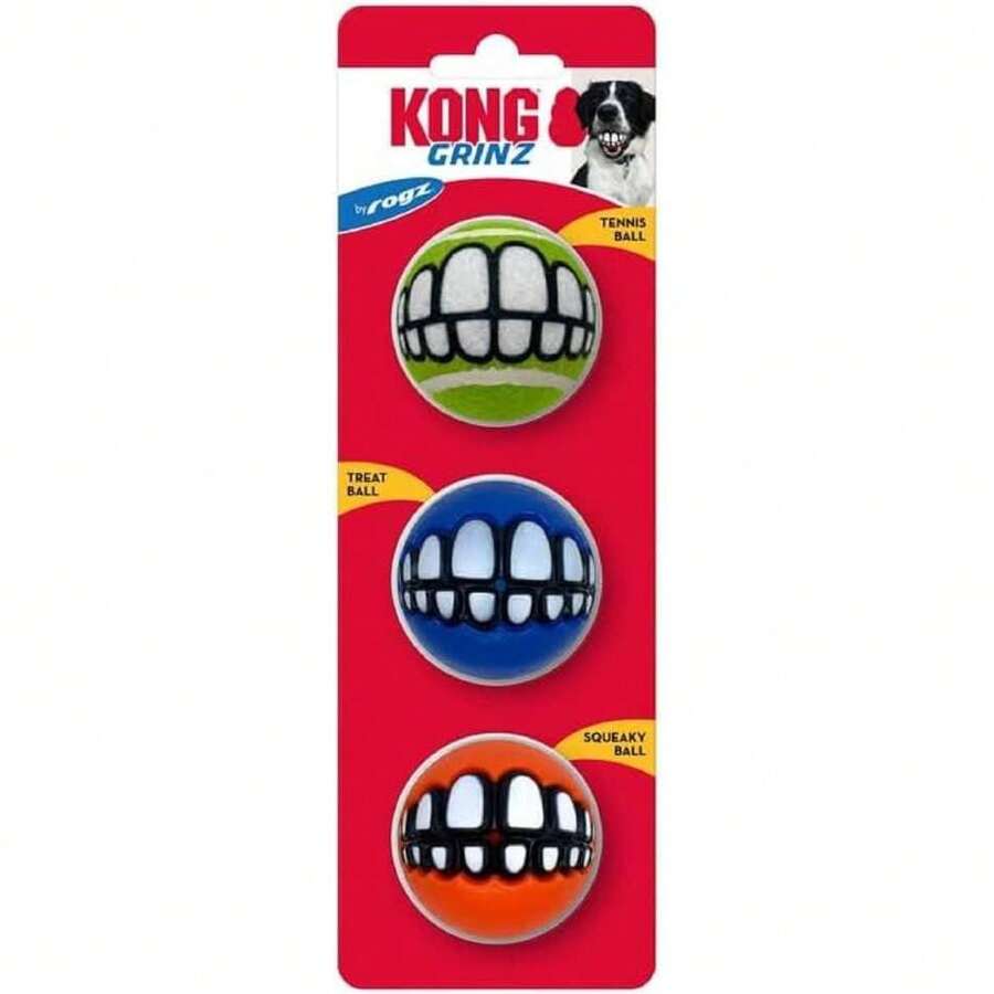 Pelotas Grinz, Paquete 3 Pelotas Medianas,36685216 - Rosa coral - Ver 1