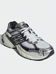 Adidas 阿迪达斯 ADISTAR XLG 经典厚底网面运动鞋，阿迪达斯 Originals ADISTAR XLG 舒适运动经典低帮休闲鞋，男女通用，银/黑 IH3381 - 銀色 - 查看 6