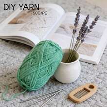 DIY Yarn, 50g/Pc, Perfect For Hand Knitting, Hand Weaving, DIY Crafts, Knitting, And Crochet, Soft & Versatile, Used For DIY Crocheting And Knitting Bags - 1 Group Pack - View 5