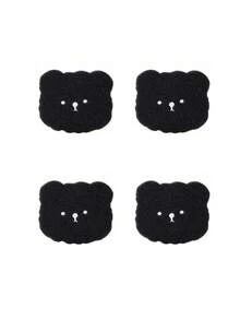 2/4pcs Pet Hair Remover, Suitable For Clothes Drying, Reusable, Non-Electric Lint Remover, Reduces Wrinkles, Saves Drying Time, Cute Bear Shape, Easily Removes Washer Lint And Pet Hair, Clothing Cleaner, Cleaning Supplies - Multicolor - View 11