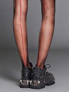 Women's Y2K Goth Platform Ankle Boots Punk Metal Round Toe Chunky Heel Rock Combat Shoes Fashion Lace Up Motorcycle Riding Biker Booties For Woman - Black - View 3