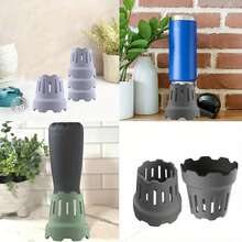 Soporte de secado independiente de silicona con múltiples ranuras para tazas y botellas - Diseño de flujo de aire Soporte de secado de botellas de agua para vajilla lavada a mano, artículos esenciales de cocina, artículos esenciales de dormitorio universitario, almacenamiento de armario, estantes de pared, soporte de cepillos, artículos esenciales de viaje, regalo del Día de San Valentín - Multicolor - Ver 2