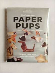 50件套DIY纸猫套装，可爱小猫折纸工艺套装，趣味3D纸狗、猫和恐龙模型，成人动物纸雕，装饰纸工艺套装，DIY艺术礼品 - 彩色 - 查看 10