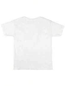 Gráfico de mando de videojuego con mensaje motivador que celebra ser hermano y jugador camiseta 100% algodón cómoda y duradera ropa para niños - Blanco - Ver 3