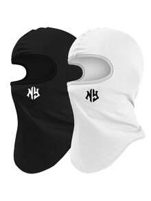 1/2/3 piezas Pasamontañas unisex, máscara de esquí de unicolor y transpirable, adecuada para ciclismo, senderismo, escalada, deportes y actividades al aire libre diarias