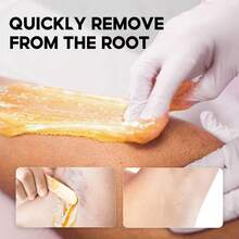 50g Natural Lemon Depilatory Wax, Suitable For Body, Underarm, Thigh And Arm Hair Removal, Gentle And Non-Irritating, Specially Designed For Sensitive Skin, Cleanly And Gently Removes Hair. - Multicolor - View 3