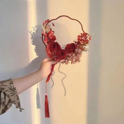 Molded Pearl Chain, Decorative Pearl Chain For Floral Bouquets, DIY Flower Bouquet Packaging Accessories, Valentine's Day Flower Packaging Accessories.