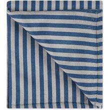 DII Bone Dry Microfiber Pet Bath Towel with Embroidered Paw Print, 44x27.5", Ultra-Absorbent & Machine Washable for Small, Medium, Large Dogs and Cats-Gray Stripe - Marina de rayas - Ver 3