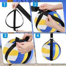 1个带金属夹的可调节泡沫手柄排球训练工具 - 黑色悬挂式跳跃练习器材，耐用PP材质，适用于篮球、足球和排球技巧训练 - 便携耐用的运动配件，女孩排球礼物，便携式运动装备，结构坚固，篮球跳跃训练器，适合个人练习和技能提升，扣球和跳跃训练