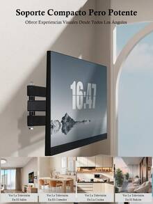 Soporte de pared PARA 14"- 55" ~para monitor de TV de movimiento completo con giro suave, inclinación y extensión, para la mayoría de televisores y monitores de visualización plana - Apto para 14-55 pulgadas - Ver 8