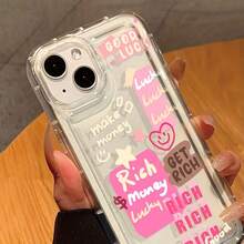 Funda para teléfono compatible con iPhone 17 Air/16e/15/14/13 Mini/12 Mini/11 Pro, Pro Max, Plus, a prueba de golpes + resistente a caídas,  total, 360 ° Protege el teléfono - transparente - Ver 5