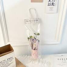 Buquê de Flores de Crochê Feito à Mão, Buquê de Flores em Balde de Abraço, Buquê de Flores de Tricô, Perfeito para o Dia dos Namorados, Casamento, Noivado, Carnaval, Ano Novo, Dia das Mães, Formatura, Volta às Aulas, Festa de Aniversário, Batizado, Inauguração da Casa, Dia do Professor, Aniversário, Decoração Doméstica e Presentes para Festas. - Multicolorido - Visão 8