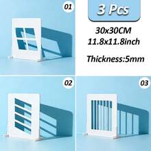 3pcs Photograohy Light And Shadow Boards 11.8x11.8inch Food Jewelry Product Backgrounds Shadow Board Shoes Bags Backdrops Props