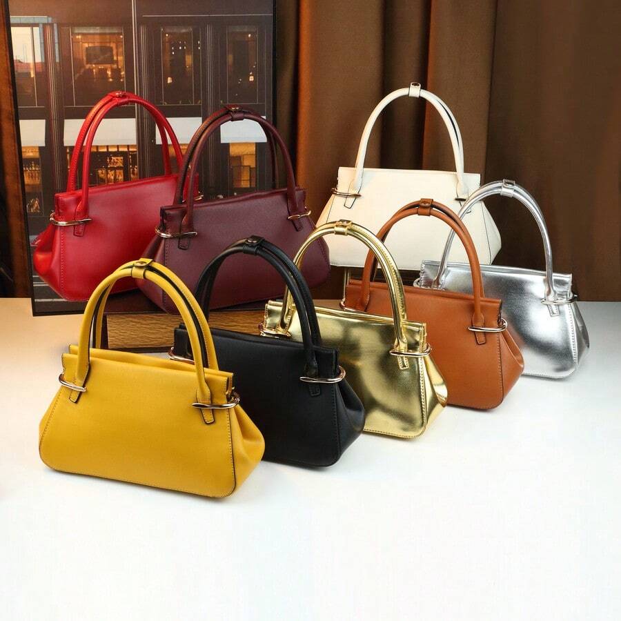 Versatile Commuter Chic Pleated Handbag Women 2026 New Boston Bag Fashion Tote