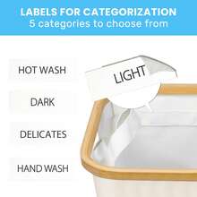 160-Liter Laundry Basket With Lid, Generous Capacity, Carrying Handles, And Three Removable Inner Bags. Ideal For Laundry Rooms, Bedrooms, And Student Dorms. Foldable, Multi-Purpose Storage Basket For Living Rooms, Bedrooms, And Bathrooms. - 白色 - 查看 2