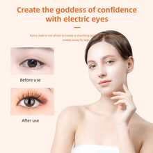 新款可充电加热睫毛夹，专业快速加热电动睫毛夹，迷你便携，24小时持久自然卷翘，USB充电美容工具，情人节礼物 - 彩色 - 查看 7