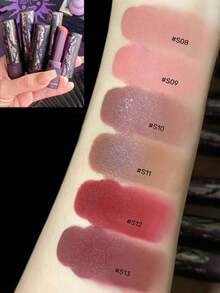 GIRLCULT 哑光唇膏，丝绒哑光质地，S13 Nomadland，丝滑柔润，轻盈，柔焦哑光妆效，显色度高，持久不拔干，打造戏剧性妆容，日常妆容，特殊场合妆容，艺术设计，青春活力，3.5克/0.12盎司。 - S13 Nomadland - 查看 5