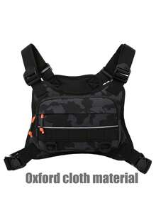 Men's Tactical Compact Chest Bag, Running Chest Pack, Running Vest Waist Bag, Chest Rig Running Pack - A - View 16