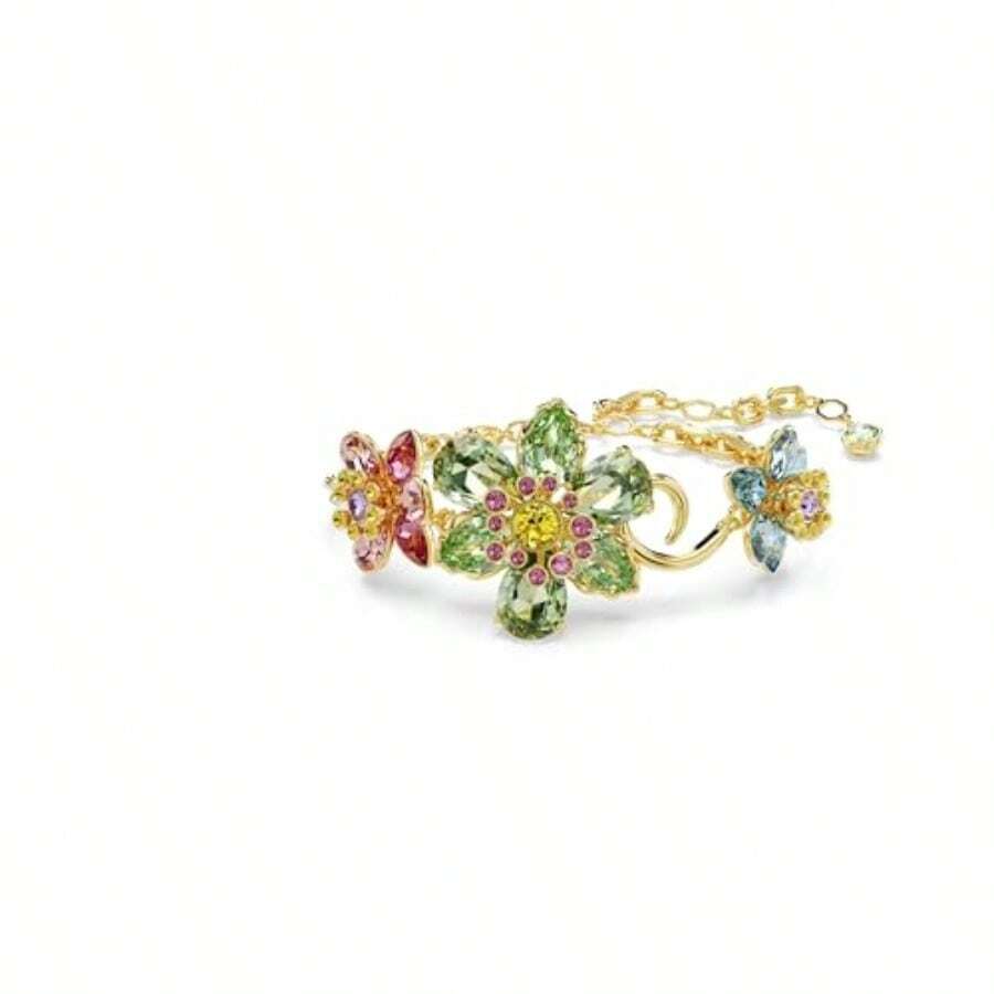 Pulsera Idyllia Tallas mixtas Flor Multicolor Baño tono oro - como en la foto - Ver 1