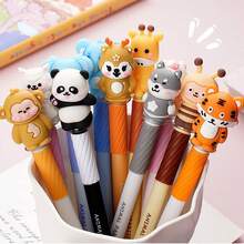 9 Stück neue Tier-förmige löschbare Kugelschreiber; 0,5 mm Blautinte Nachfüller; Glatt schreibende löschbare Stifte; Diverse Stile, beste Wahl zum Schreiben, geeignet für Studenten, Schule, Notizen, Bürogebrauch, Geschenke für Freunde, Klassenkameraden, Geburtstag, Schulmaterial, Weihnachten, Valentinstag - Verschiedenfarbig - Übersicht 2