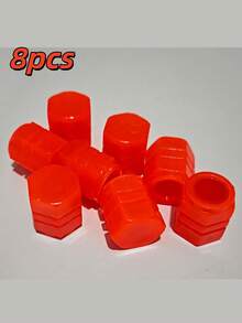 8-Piece Split-Type Neon Glow-In-The-Dark Motorcycle/Car/Tire Valve Stem Caps - ABS Hexagonal Valve Stems With Luminous Tips, Multi-Color (Green, Blue, Pink, Red, White, Yellow) For Night Riding Safety And Bicycle/Car Accessories - Compatible With Motorcycles, Cars, Bicycles, ATVs, Scooters - Easy Installation, Secure Fit, Car Accessories - Multicolor - View 13