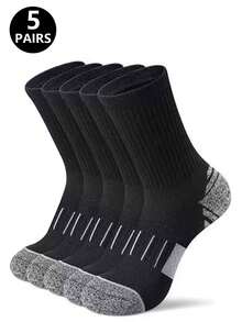 5/10/20 Pairs Men/Women Sports Socks, Comfortable & Durable, Anti-Slip Design, Suitable For Daily Fitness, Running, Tennis, Basketball, Climbing, All Seasons