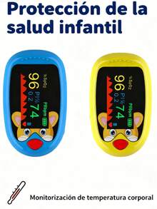 Oximeter & Accessories - Blue and Yellow - View 10