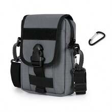 Multi-Functional Square Shape Shoulder Bag For Students, Mini Men's Bag With Letter Graphics And Bag Charm, Suitable, College, Sports, Commuting Nylon Essentials Portable Bag Winter Thanksgiving Bag Tote Bag Bum Bag Rider Bag Hobo Bag Hip Bag Holiday Essentials Camping Sling Bag Summer Back To School Bag Pack Cross Body Bag Canvas Tote Bag Side Bag Pouch Festival - Multicolor - View 15