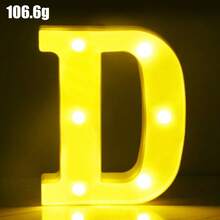 1个0-9数字LED装饰灯，适用于生日、婚礼、派对、家居、卧室装饰