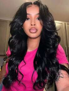 Uveous 100% Unprocessed Virgin Brazilian Human Hair Brazilian 22 20 18 Inch Body Wave 3 Bundles Hair Extensions Grade 12A Remy Human Hair Bundles Natural Black Color - Natural Black - Xem 5