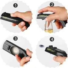 1个创意开瓶器，趣味个性化啤酒瓶弹出式开瓶器 - 均碼 - 查看 6