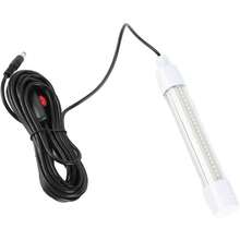 IP68 Proteccin 16W Night Fishing Lure Ceba Finder, Luz de Pescado Sumergible Multifuncional, Luz de Pesca de Larga Vida bajo el Agua, 144 Lmpara de Seuelo de Pescado - Iluminación blanca + Iluminación blanca - Ver 5