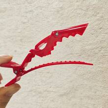 1pc Crocodile Hair Clip, Hairstyling Clip, Barber Clip, Bathroom Hair Clip, Hair Sectioning Clip, Suitable For Home Haircut, Bathroom - Multicolor - View 3