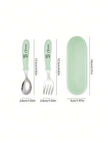 2pcs Personalized Cutlery Set, Customized Spoon - Customizable Name Engraved Spoon And Fork Set - Stainless Steel Flatware Set, Stainless Steel Cutlery, Suitable For Anniversary, Valentine's Day, Mother's Day, Birthday, Youth Day, Father's Day, Graduation, Wedding, Housewarming And Other Occasions, Can Be Used In Restaurants, Kitchens, Offices, Schools, Creating A Warm Atmosphere And Adding Harmonious Aesthetics To Autumn Home Decor. - nhiều màu - Xem 7