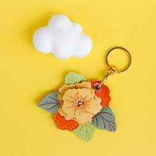 Creative High-Quality Crabapple Flower Card Holder Keychain, Practical Valentine's Day Gift, Car Pendant, Bag Charm - Nhiều màu - Xem 4