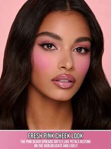 MISSLYN-Flirty Blush Liquid Blush, 1pc, High Pigment Liquid Blush, Cutie Shade, Long-Lasting Color, Brightens Complexion, White-Based, Matte/Dewy Finish, Heart-Shaped Gift, Winter Essential, Makeup Brand, Facial Makeup, For Women & Girls, Perfect For Winter, Y2K Style, Fashionable, Birthday Gift, Best Gift, Valentine's Day Gift, Party Essential, New Year Gift, Best Color, Cruelty-Free & Vegan - #10 - 查看 2