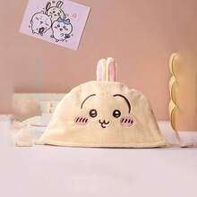 Miniso Series Thickened Antibacterial Cartoon 3D Stereo Hair Dryer Cap (Usagi) - Plush Thickened Material Rabbit Ear 3D Shape Quick-Drying Water-Absorbing Hair Washing Dry Cap(1 PC) - Yellow - View 3