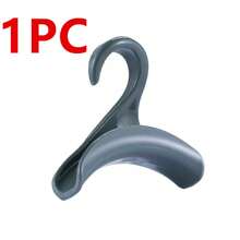 Arched Bracket Handbag Hanger Rack, Closet Hanging Organizer For Bags, Hats, Scarves And Accessories, Plastic Wardrobe Hooks