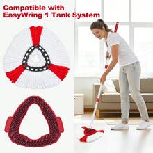 Bộ 2/3/4 đầu và bàn chải thay thế cho cây lau nhà xoay, tương thích với hệ thống lau nhà O-Cedar EasyWring 1 bình chứa. Bàn chải chất lượng cao và khăn lau vi sợi mềm mại, làm sạch sâu gấp đôi cho nhà bếp, phòng tắm, sàn nhà. Đồ dùng vệ sinh nhà bếp dịp Giáng sinh. - Nhiều màu - Xem 2