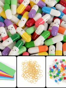 1pc Confession Capsule, Message Capsule, Love Letter Capsule, Transparent Mini Wishing Gift (For Your Loved One) - Multicolor - View 2